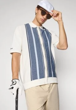 JUDE - Polo Shirt - White/navy -Zalando UK-Outlet ac90f750d2d64a938adebf1f17853371
