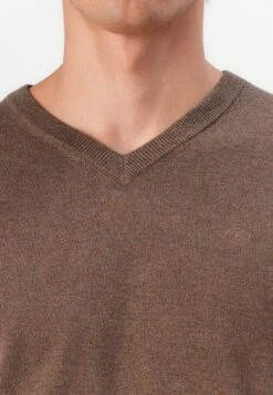 Tom Tailor BASIC V NECK - Jumper - Dark Taupe 14 Tom Tailor BASIC V NECK - Jumper - Dark Taupe -Zalando UK-Outlet ad6538d3a5ea486287c85954a1378030