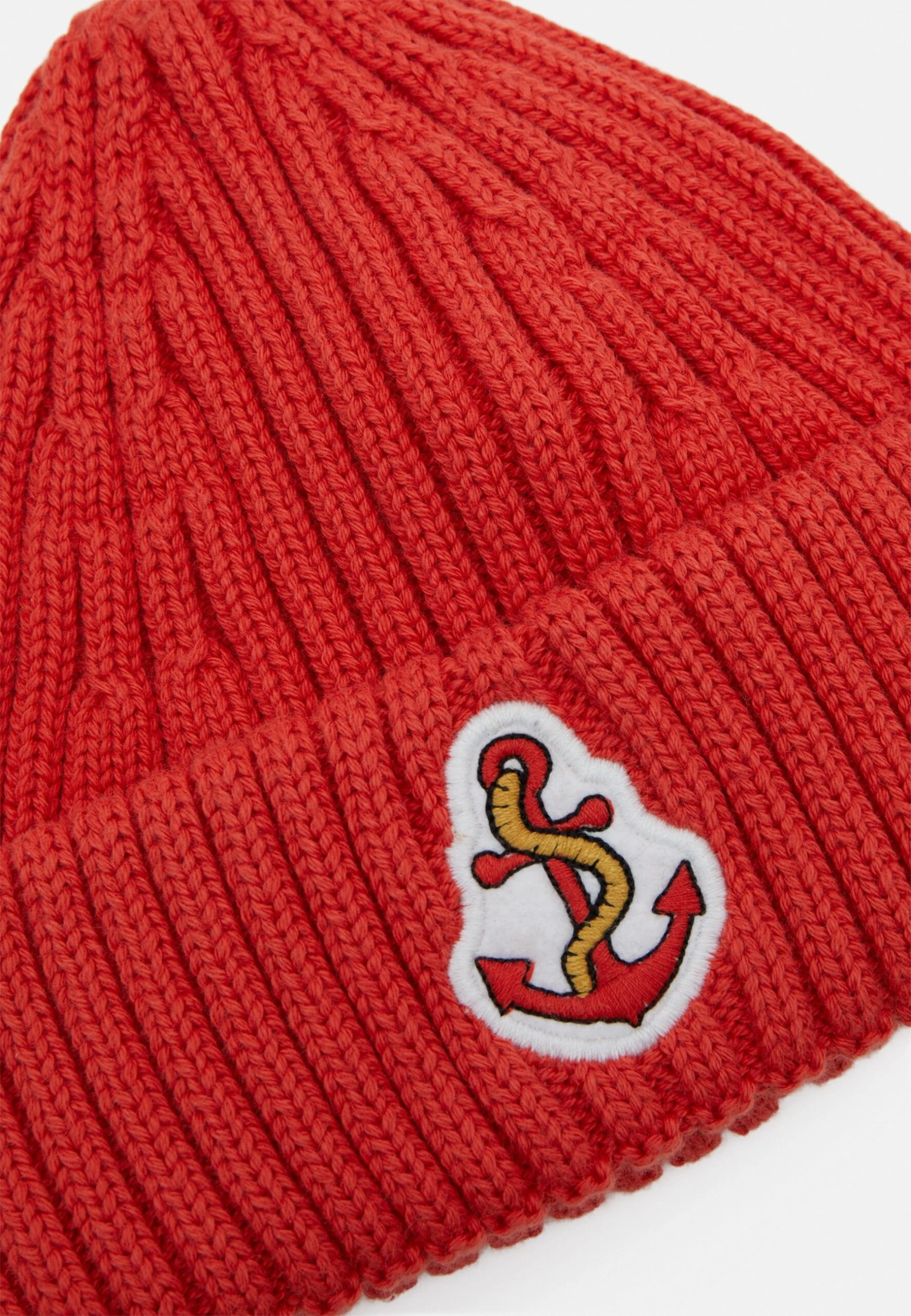 Mini Rodini Anchor Short Beanie Unisex - Beanie - Red 3 Mini Rodini Anchor Short Beanie Unisex - Beanie - Red - Image 3