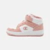 Champion Rebound 2.0 Mid Unisex - Basketball Shoes - White/Pink