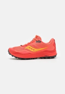 Saucony Peregrine 12 - Trail Running Shoes - Coral/Redrock