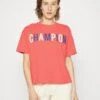 Champion Crewneck - Print T-Shirt - Apricot
