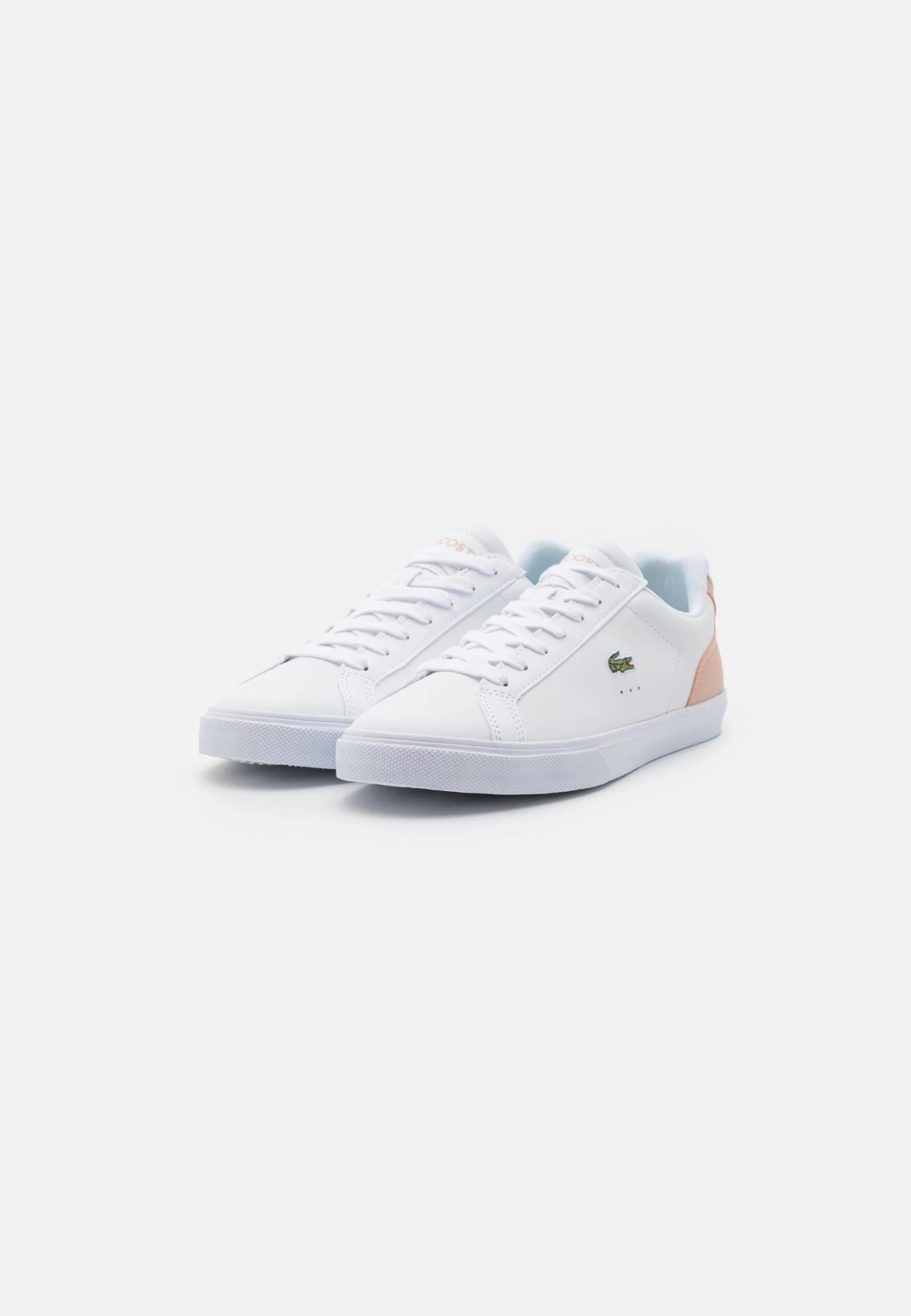 Lacoste Lerond Pro- Trainers - White/Light Pink 3 Lacoste Lerond Pro- Trainers - White/Light Pink - Image 3