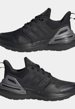 ADIDAS PERFORMANCE Rapidasport K - Neutral Running Shoes - Core Black Core Black Iron Metallic -Zalando UK-Outlet afbc9aa214c74649926ac2eee57cd24f