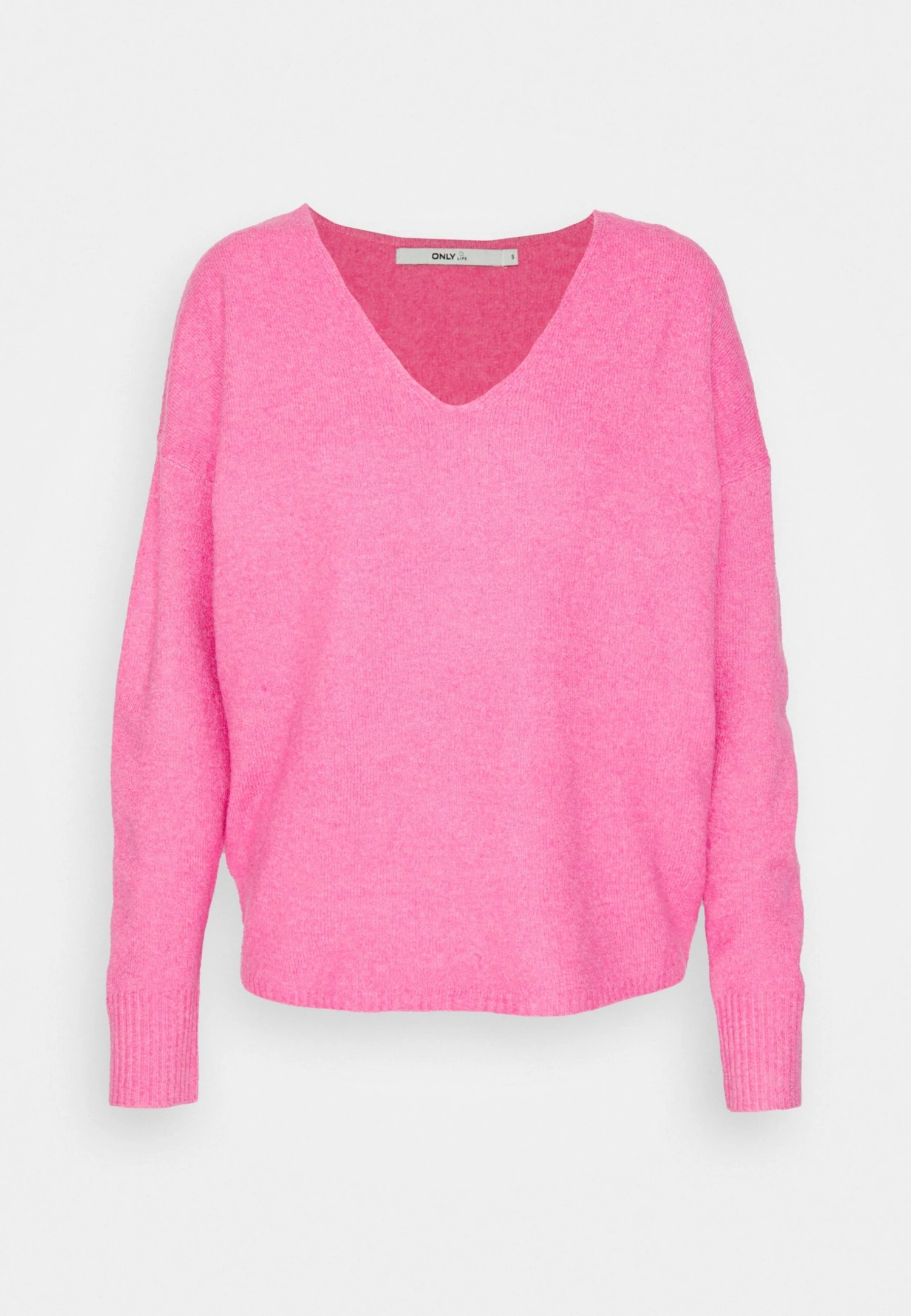 ONLY ONLRICA LIFE L/S V-NECK NOOS - Jumper - Raspberry Rose 10 ONLY ONLRICA LIFE L/S V-NECK NOOS - Jumper - Raspberry Rose - Image 10