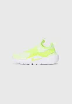 Nike Performance FLEX RUNNER 4 UNISEX - Road Running Shoes - Black/volt/white -Zalando UK-Outlet b06373bca84a4f6ab6b6f32d787cd93c