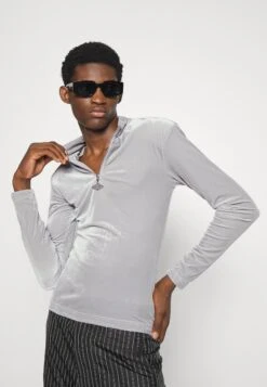 Han Kjøbenhavn Half Zip Sharp Long Sleeve - Sweatshirt - Grey -Zalando UK-Outlet b1018311c25445d297b36d9f0a2ea149