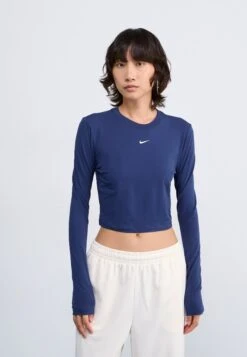 Nike Sportswear Long Sleeved Top - Midnight Navy/(sail)