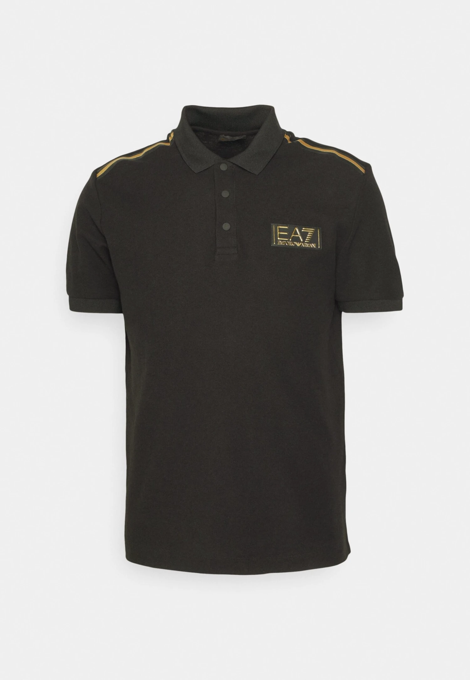 EA7 Emporio Armani Polo Shirt - Black 4 EA7 Emporio Armani Polo Shirt - Black - Image 4