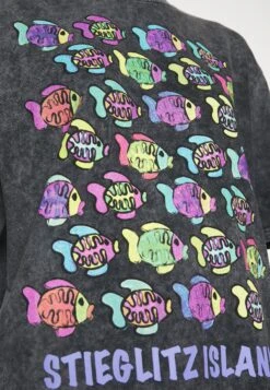 Fea Worn Out- Print T-Shirt - Black -Zalando UK-Outlet b1ba9ae78e554f29b55203dd910b7a9d