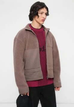 Adidas Originals Fleece Jacket - Earth -Zalando UK-Outlet b23a80de97ea4b4a9518608ecbe2cebd