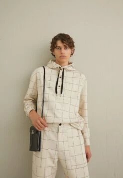 Henrik Vibskov Hoodie- Sweatshirt - Beige/Black