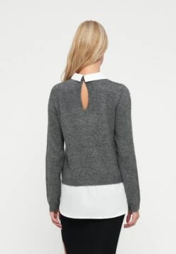 ONLY ONLDOLLY - Jumper - Medium Grey Melange/cloud Dancer 9 ONLY ONLDOLLY - Jumper - Medium Grey Melange/cloud Dancer -Zalando UK-Outlet b299b95c20a54c779a3523001a3e51fd