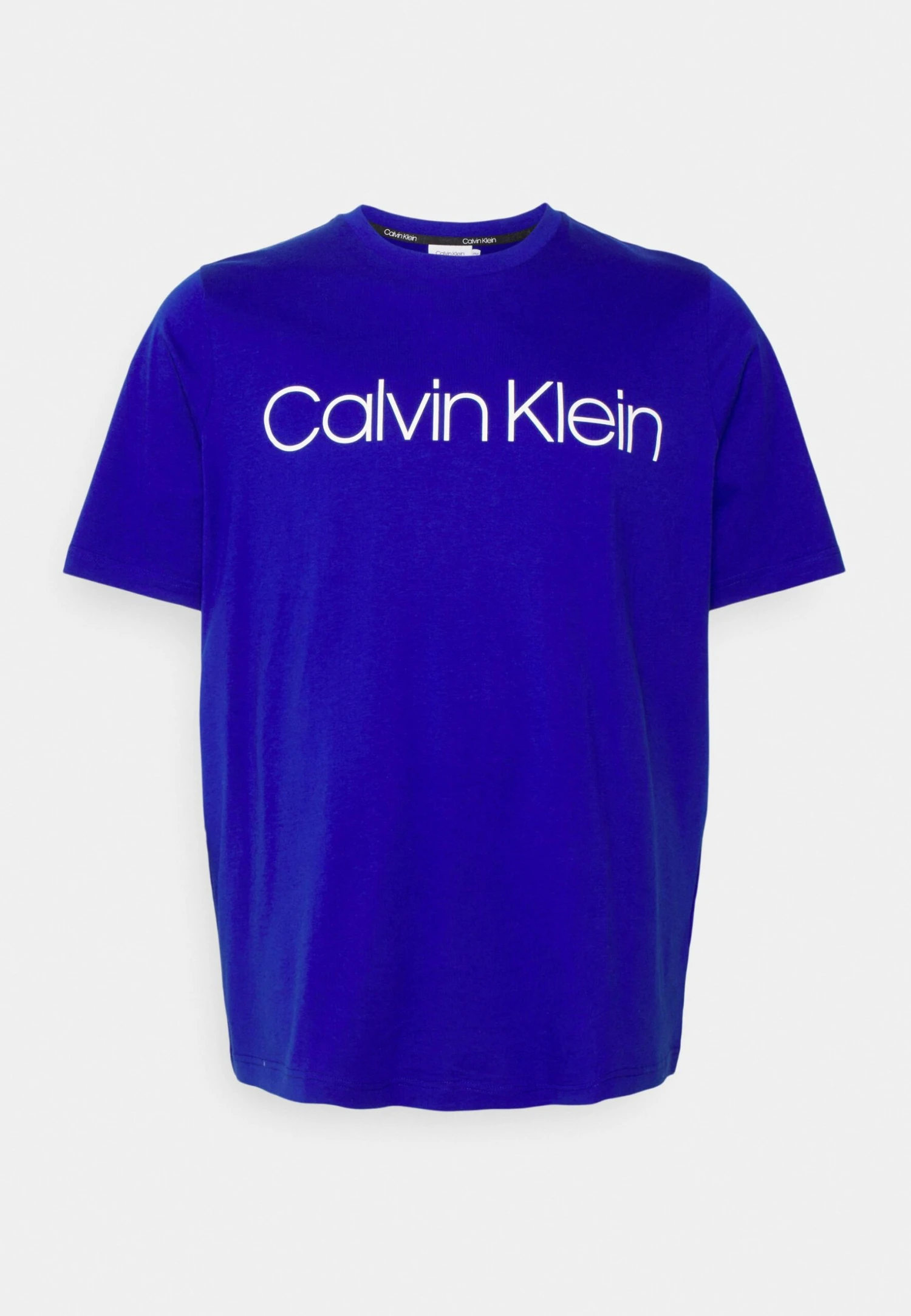 Calvin Klein Front Logo - Print T-Shirt - Mid Azure Blue 1 Calvin Klein Front Logo - Print T-Shirt - Mid Azure Blue