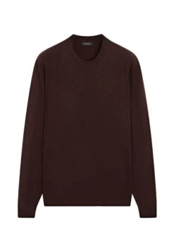 Massimo Dutti CREW NECK LONG SLEEVE - Jumper - Bordeaux -Zalando UK-Outlet b35baa69db074ccd83b9d90647c3e3bf