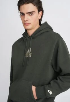 Nike Sportswear CLUB RUN REISSUE - Sweatshirt - Sequoia/khaki