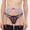 AGENT PROVOCATEUR LORNA SUSPENDER - Suspenders - Blue/amythest