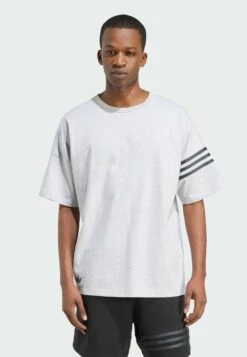 Adidas Originals NEU - Print T-shirt - Light Grey Heather