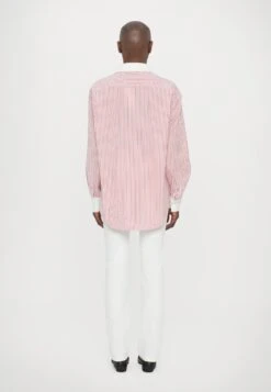 Filippa K STRIPED SHIRT - Button-down Blouse - White/dark Red -Zalando UK-Outlet b4a879d229714e1eb88139e29380cf4d