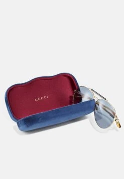 Gucci Unisex - Sunglasses - Gold/Havana/Grey -Zalando UK-Outlet b5997b64373440639faf99e300b06ce5