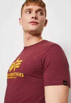 Alpha Industries Print T-shirt - Olive/burgundy 12 Alpha Industries Print T-shirt - Olive/burgundy -Zalando UK-Outlet b5aa592e5b9449bab02a16847e18e24a