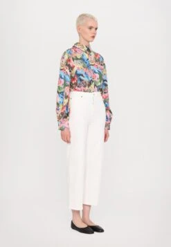 FRAME THE WIDE - Wide Leg - White -Zalando UK-Outlet b66e53bb1c634b239b80ea3a1e0fd67d