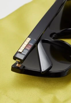 Gucci Web Gg Rectangular Flat-Top Acetate Sunglasses - Sunglasses - Black/Grey -Zalando UK-Outlet b66ec818208d456cbdc5ff5e8b837d94