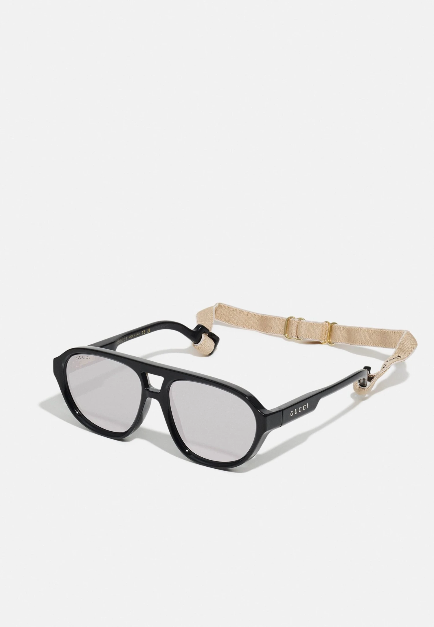 Gucci Sunglasses - Black/Silver-Coloured 1 Gucci Sunglasses - Black/Silver-Coloured