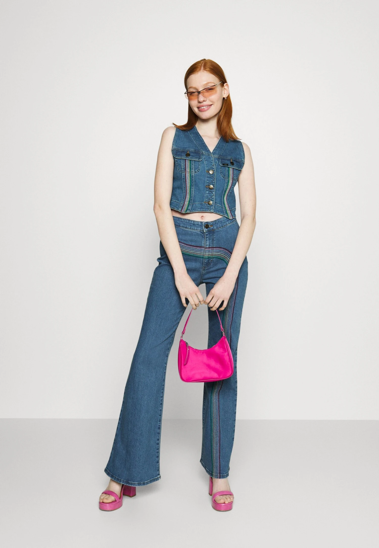 Lee Pride Super Flare - Flared Jeans - Mid Rainbow 2 Lee Pride Super Flare - Flared Jeans - Mid Rainbow - Image 2