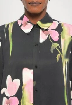 Stine Goya LONG SLEEVE SHIRT - Button-down Blouse - Black -Zalando UK-Outlet ba9225efca504d1db1e1007d2c359ece