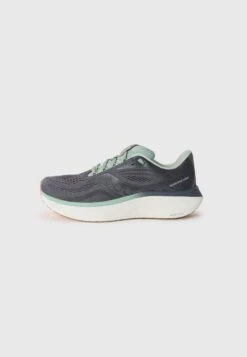 Saucony RIDE 18 - Road Running Shoes - Carbon/iceberg