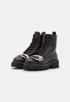 N°21 Lace Up Boots - Platform Ankle Boots - Black -Zalando UK-Outlet bac8f200a61e4f3b97985e07837b13a5