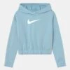 Nike Performance Hoodie Unisex - Hoodie - Ocean Bliss/White