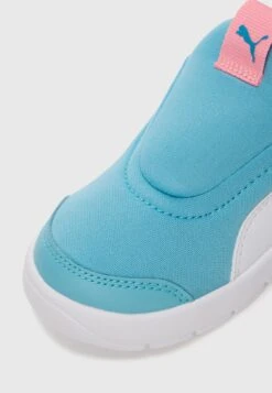 Puma COURTFLEX V3 SLIPTECH UNISEX - Road Running Shoes - Aqua/white/pinkscape -Zalando UK-Outlet bb0d13dbd7804d50ba4d57da3eb05c72