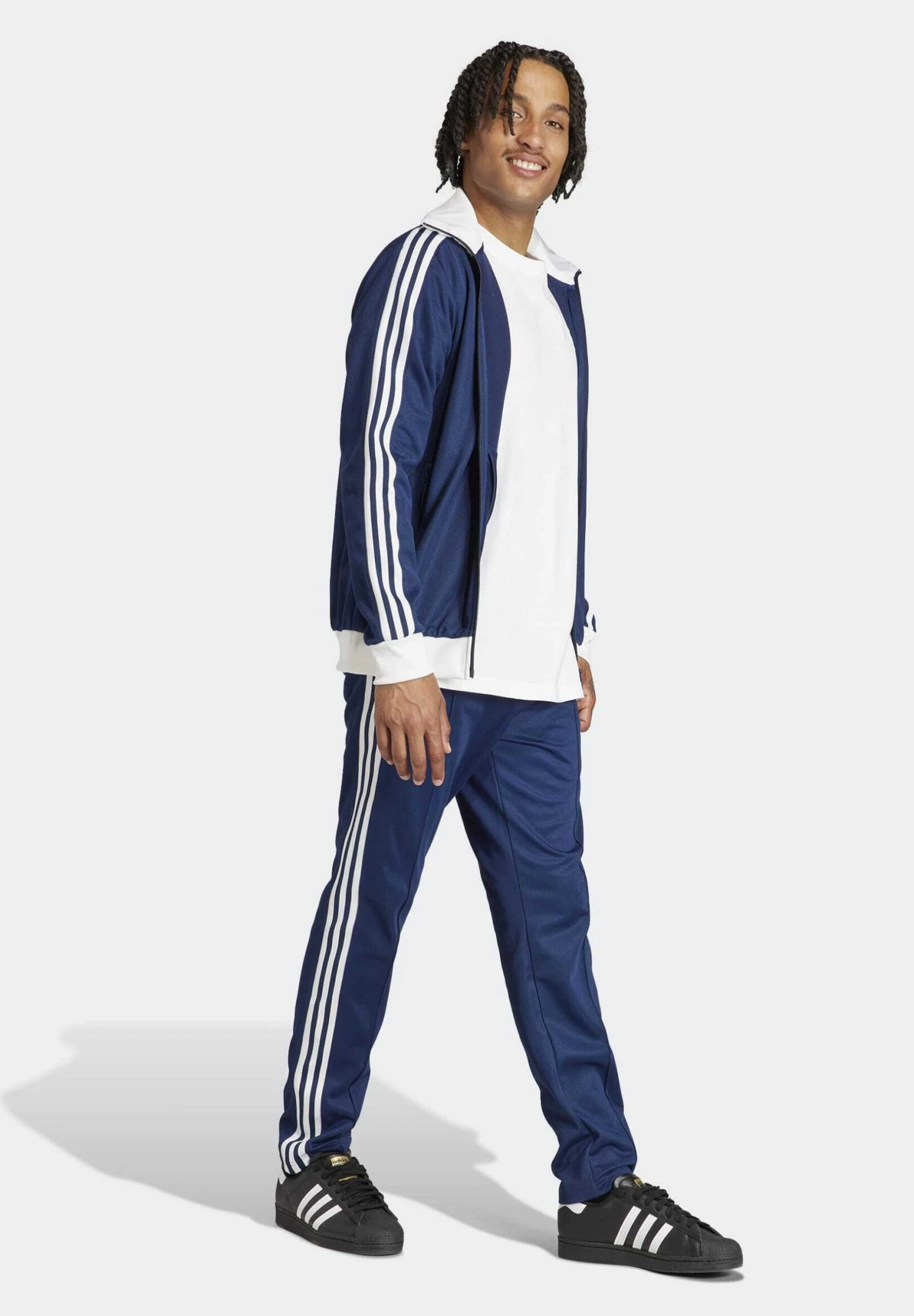 Adidas Originals CLASSIC TP - Tracksuit Bottoms - Night Indigo 2 Adidas Originals CLASSIC TP - Tracksuit Bottoms - Night Indigo - Image 2