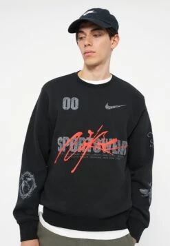Nike Sportswear CREW CLUB - Sweatshirt - Black -Zalando UK-Outlet bb8541d14b914605839a90123595f160