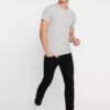 Abercrombie & Fitch 3 Pack - Basic T-Shirt - White/Grey/Black
