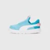 Puma COURTFLEX V3 SLIPTECH UNISEX - Road Running Shoes - Aqua/white/pinkscape