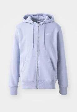 Nike Sportswear CLUB HOODIE - Zip-up Sweatshirt - Ghost -Zalando UK-Outlet bdeeeab211dc4d6789ded3443588963c