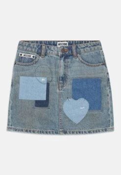MOSCHINO SKIRT - Denim Skirt - Sky Blue Vintage