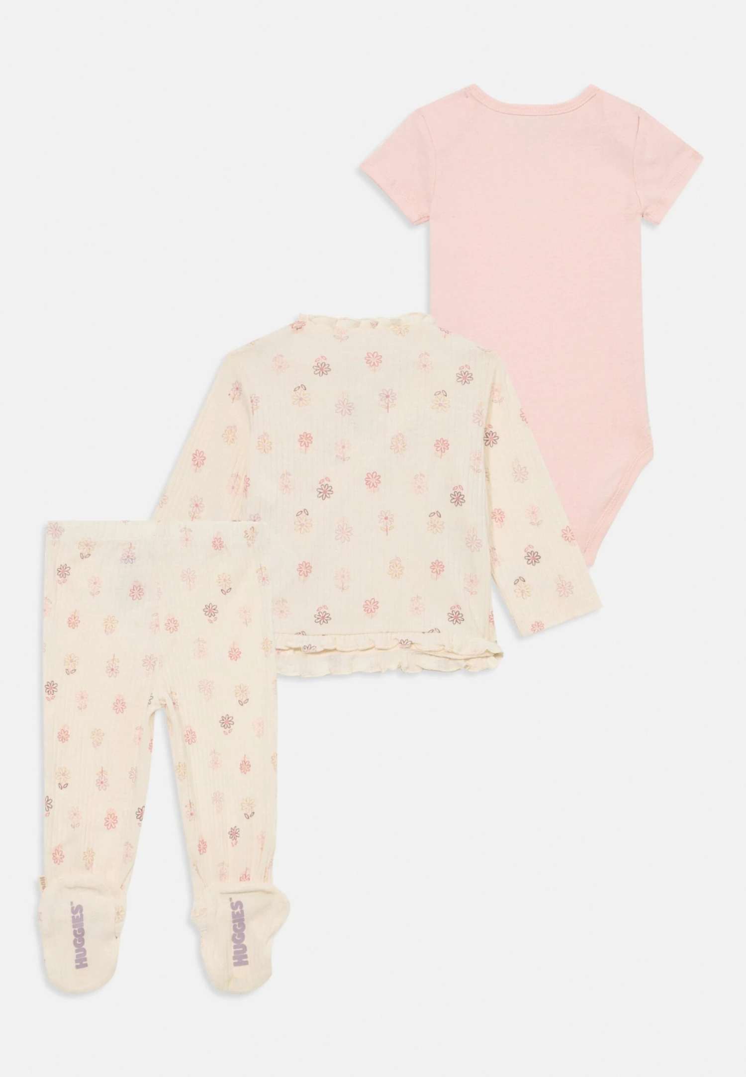 HUGGIES BODYSUIT PANT SET - Tracksuit - Eggnog 2 HUGGIES BODYSUIT PANT SET - Tracksuit - Eggnog - Image 2