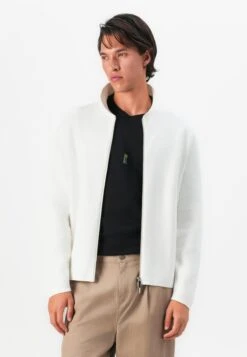 Selected Homme SLHMIKE LIGHT FULL ZIP - Cardigan - Egret -Zalando UK-Outlet bfbdeaf8c664409b81c6b630b9e835db