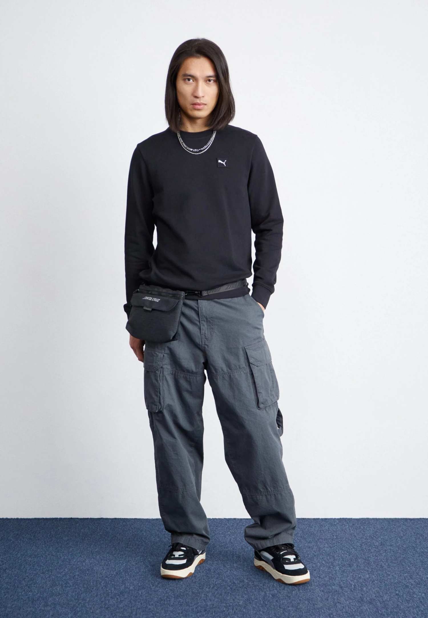 Puma ELEVATED CREW - Sweatshirt - Black 2 Puma ELEVATED CREW - Sweatshirt - Black - Image 2