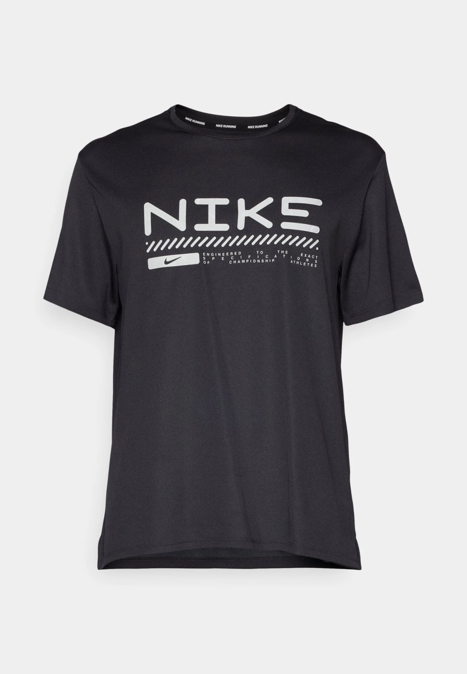 Nike Performance WINTER MILER TOP - Sports T-shirt - Black/reflective Silver-coloured 5 Nike Performance WINTER MILER TOP - Sports T-shirt - Black/reflective Silver-coloured - Image 5