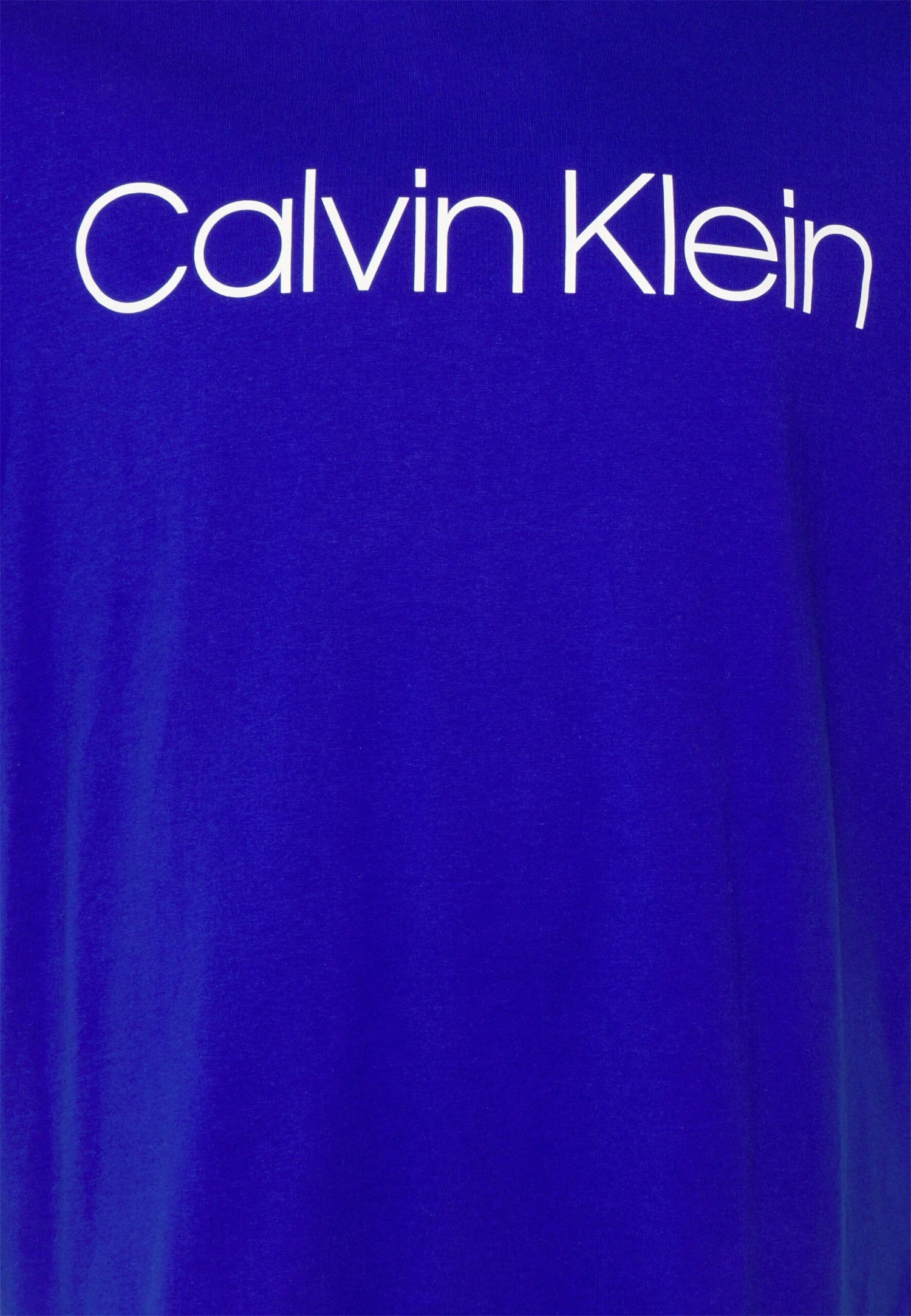 Calvin Klein Front Logo - Print T-Shirt - Mid Azure Blue 3 Calvin Klein Front Logo - Print T-Shirt - Mid Azure Blue - Image 3