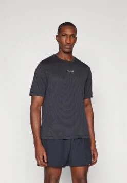 Salomon SHKOUT CORE TEE - Basic T-shirt - Deep Black