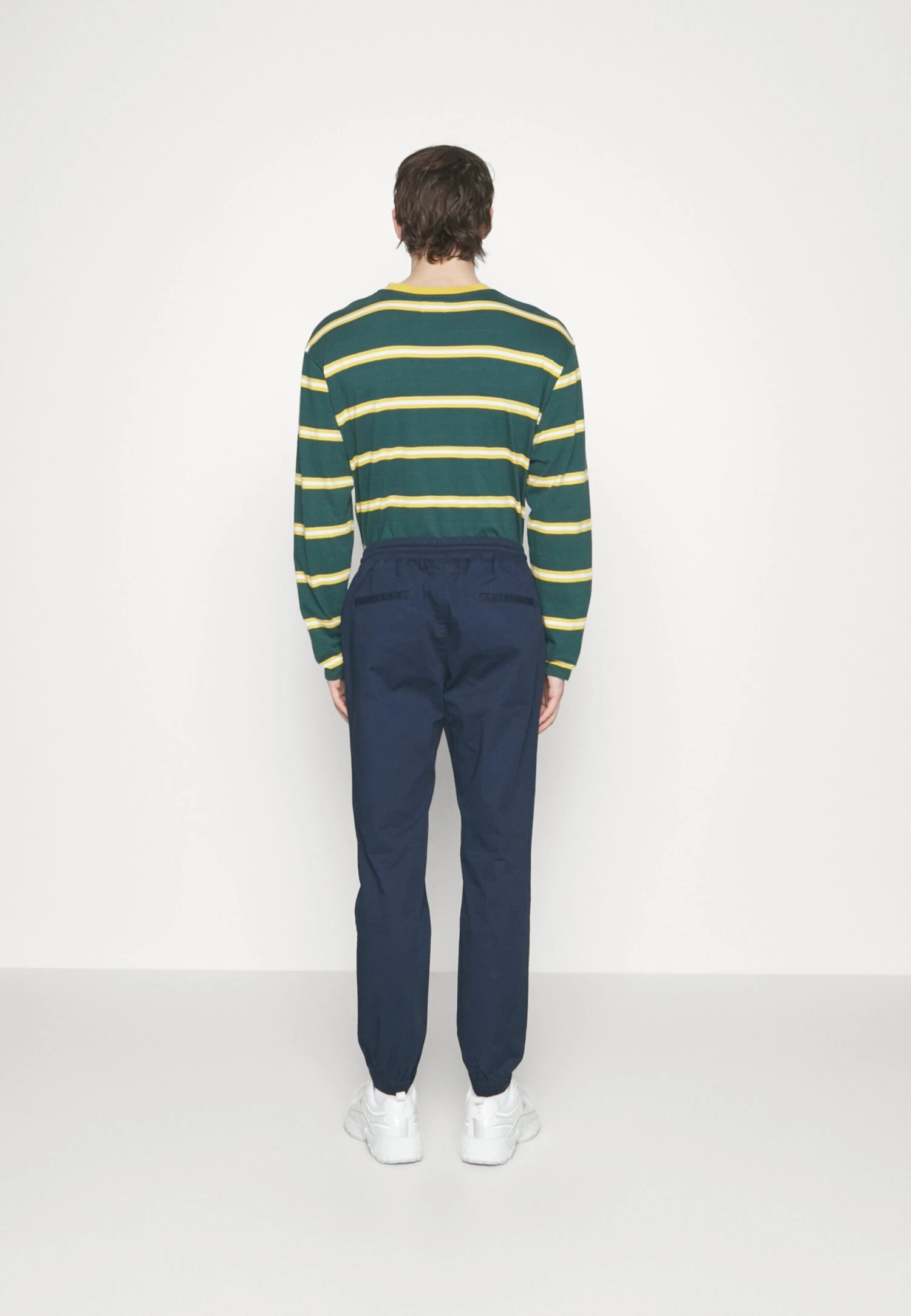 Elastic Cuff Pants - Tracksuit Bottoms - Blue 3 Elastic Cuff Pants - Tracksuit Bottoms - Blue - Image 3