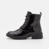 Geox CASEY GIRL - Lace-up Ankle Boots - Black