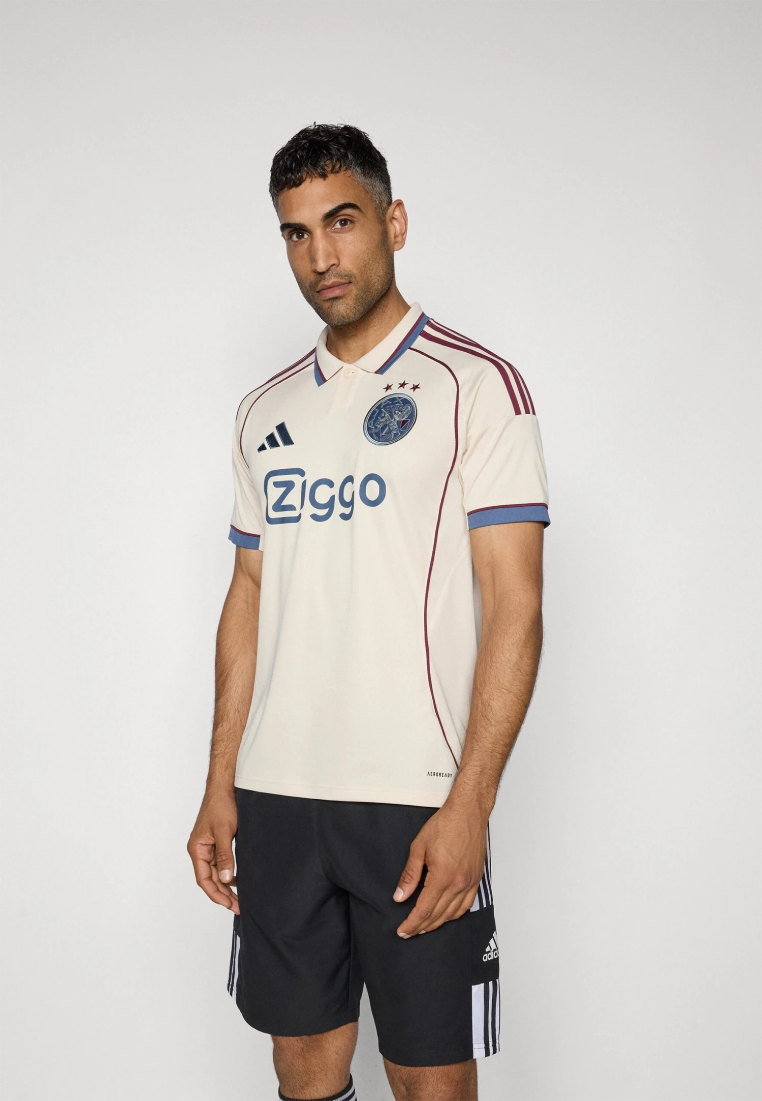 ADIDAS PERFORMANCE AJAX AMSTERDAM 25/26 THIRD JERSEY - Club Wear - Halo Ivory 1 ADIDAS PERFORMANCE AJAX AMSTERDAM 25/26 THIRD JERSEY - Club Wear - Halo Ivory