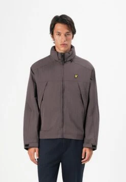 Lyle & Scott FOLD AWAY HOOD JACKET - Light Jacket - Espresso